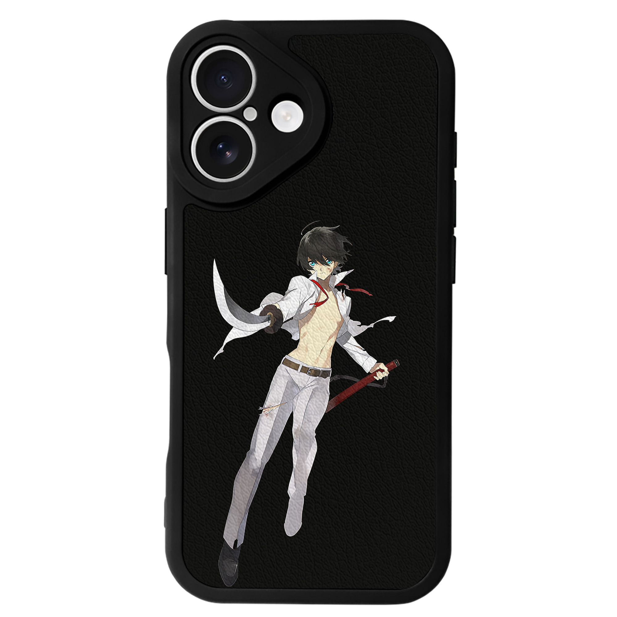 （画像用） 刀剣乱舞 Touken Ranbu 【iPhone 16シリーズ対応】シリコンスマホケース（レザー調） 材質：シリコン